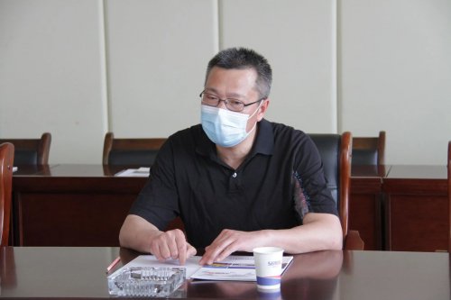 “千名干部进千企”-襄阳市委巡察办主任刘明莅临众博手机官方网站_众博(中国)重工